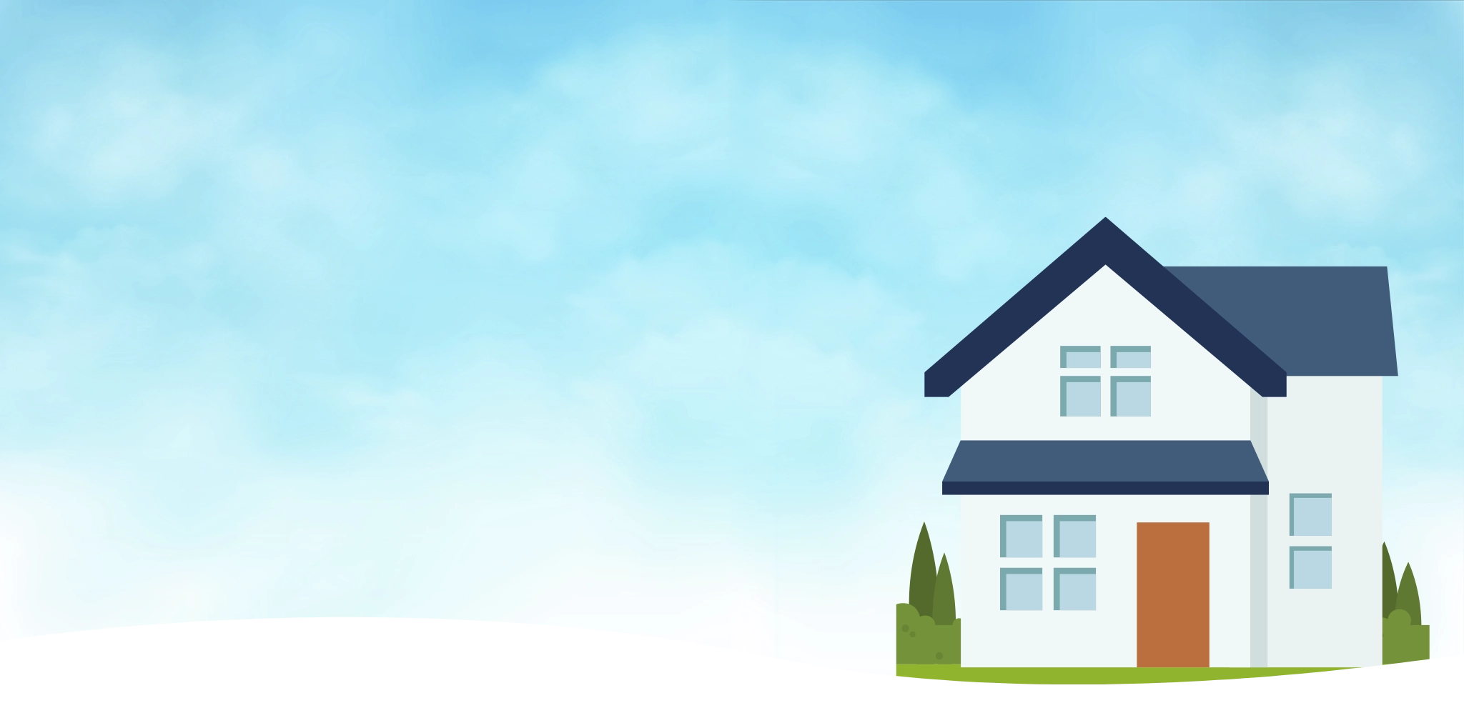 Ilustración de una vivienda para el plan residencial